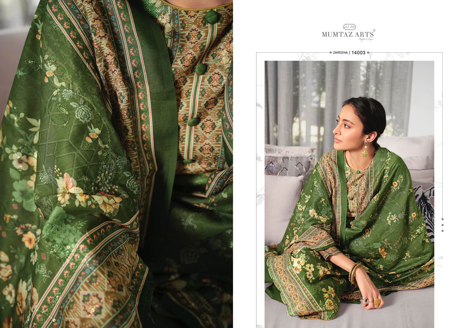 Mumtaz Zareena Fancy Wear Embroidered Designer Wholesale Printed Salwar Suits